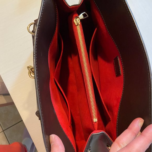 Louis Vuitton Rivoli MM Damier Ebene Satchel | Like New Condition - Picture 5 of 6